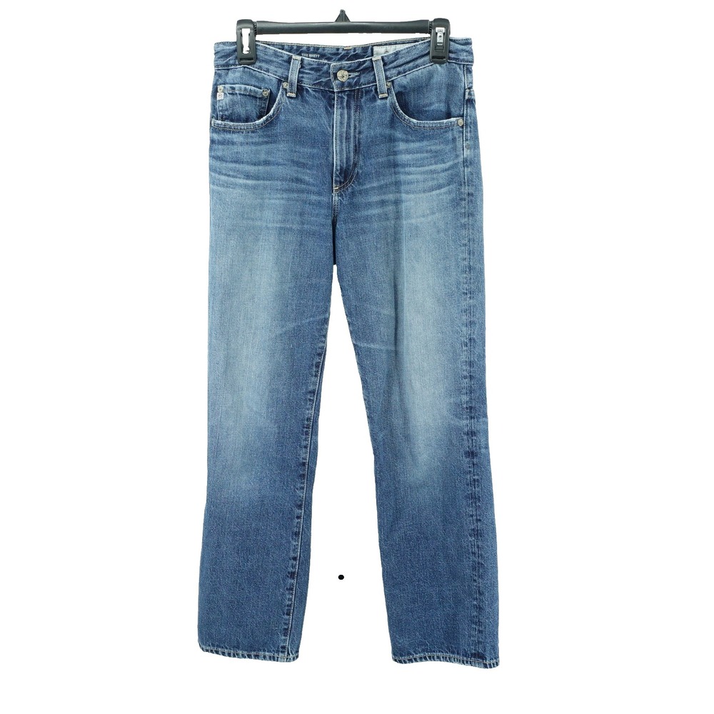 AG Adriano Goldschmied Jean SZ 27R Rhett High Straight Classic Clean Girl Casual